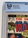 Iron Man 55 CBCS 5.0 - 1st Thanos & Drax!!