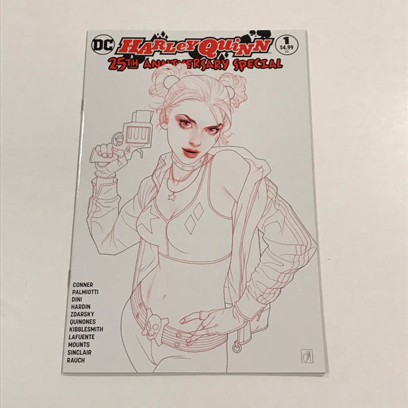 Harley Quinn’s 25th Anniversary Special 1 Josh Middleton B&W variant - DC Comics