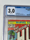 Incredible Hulk 181 CGC 3.0 - 1st Full Wolverine