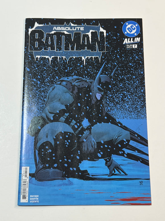 Absolute Batman #7 Nick Dragotta Cover 1st Mr Freeze NM