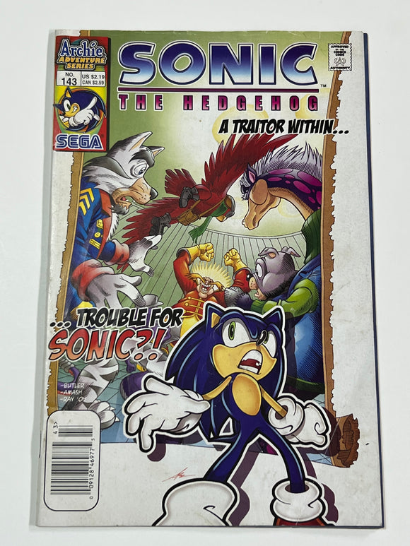 Sonic the Hedgehog 143 Newsstand - Archie Comics