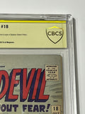 Daredevil 18 CBCS 7.0 - 1st Gladiator signed by Stan Lee