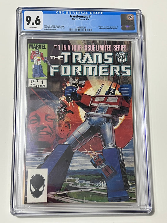 Transformers 1 CGC 9.6 - 1984