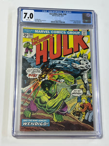 Incredible Hulk 180 CGC 7.0 - 1st Cameo Wolverine