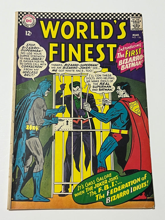 World's Finest 156 - 1st Bizarro Batman