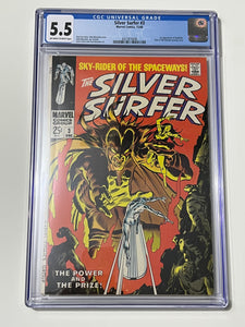 Silver Surfer 3 CGC 5.5 - 1st Mephisto