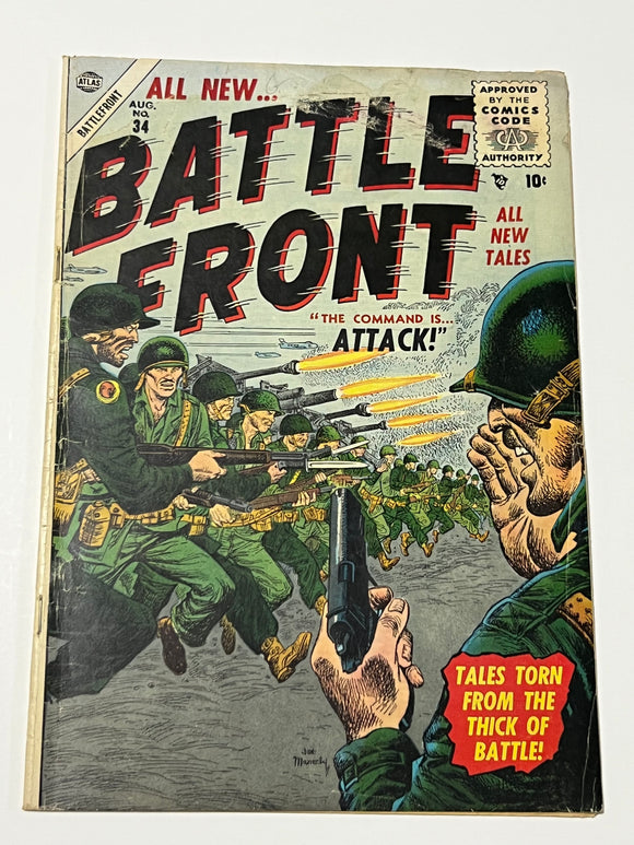 Battle Front 34 - Atlas Comics - 1955