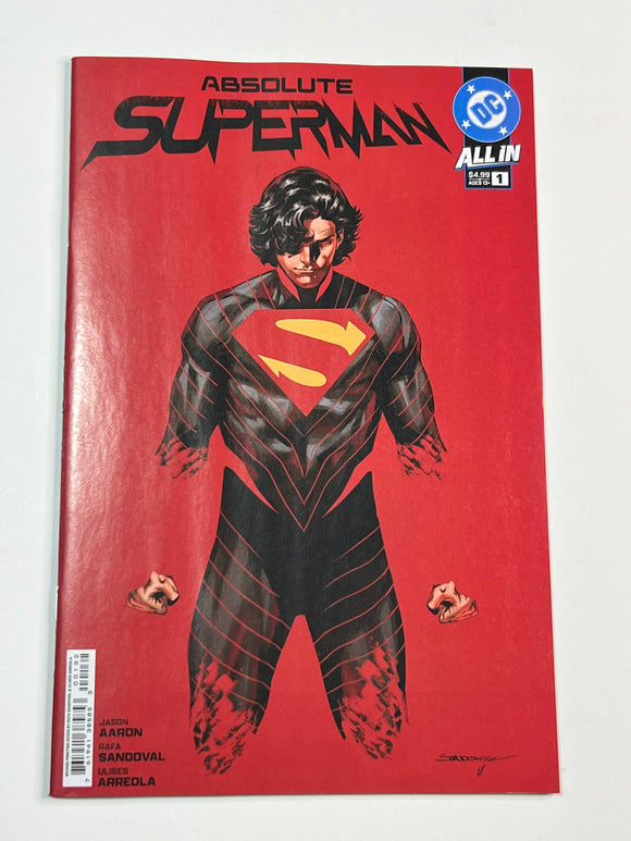 Absolute Superman 1 2nd print Sandoval cover