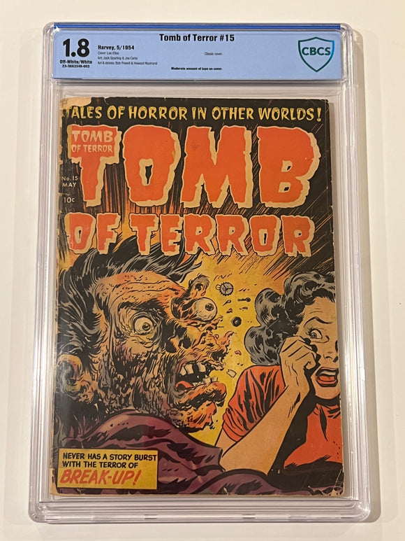 Tomb of Terror 15 CBCS 1.8 - Harvey - May 1954 - Pre-code horror!!