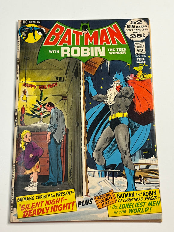 Batman 239 - Neal Adams Christmas cover FN