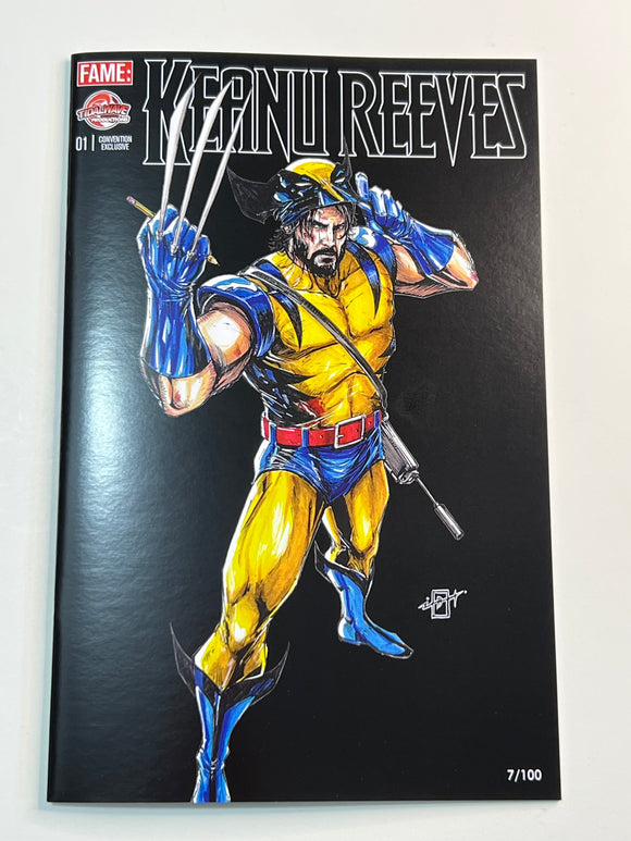 Fame: Keanu Reeves #1 J Scott Campbell Homage Trade Dress Limited To 100 Megacon Exclusive