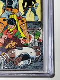 New Teen Titans 2 CGC SS 9.6 - Signed by George Perez - 1st Deathstroke