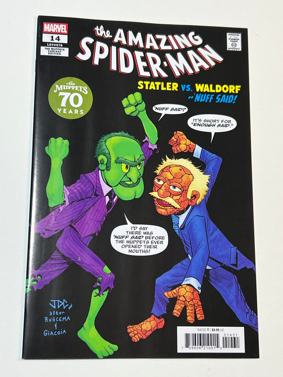 Amazing Spider-Man 14 (2025) Joshua Cassara Muppets Homage NM