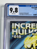 Incredible Hulks #618 1:15 Mark Brooks Tron Variant CGC 9.8 2011