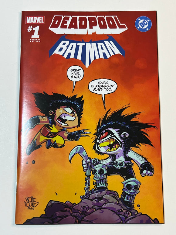 Deadpool Batman 1 Skottie Young Exclusive variant NM