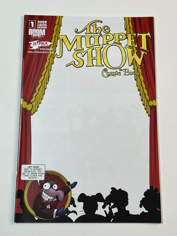 The Muppet Show Comic #1 Blank Sketch Cover (2009) VF/NM