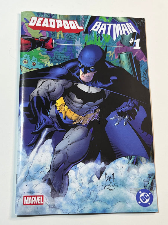 Deadpool Batman 1 Cappulo wraparound variant NM