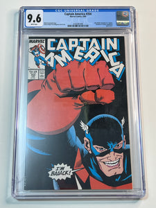 Captain America 354 CGC 9.6 - John Walker becomes U.S. Agent - Thunderbolts movie!! Cracked case