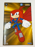 DC X Sonic the Hedgehog #1 4th print Signed By Adam Bryce Thomas NM