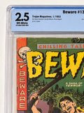 Beware 13 (#1) CBCS 2.5 - Trojan Magazines - Jan 1953 - Pre-code horror!!