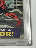 Daredevil 18 CBCS 7.0 - 1st Gladiator signed by Stan Lee