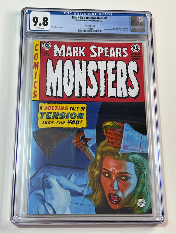 sep monsters Mark Spears Monsters 1 cover S CGC 9.8