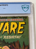 Beware 13 (#1) CBCS 2.5 - Trojan Magazines - Jan 1953 - Pre-code horror!!