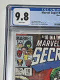 Marvel Super Heroes Secret Wars 10 CGC 9.8