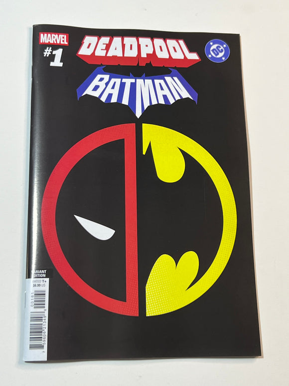Deadpool Batman 1 Logo variant NM