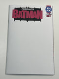Absolute Batman #13 Blank variant 1st print 1st Absolute Catwoman NM