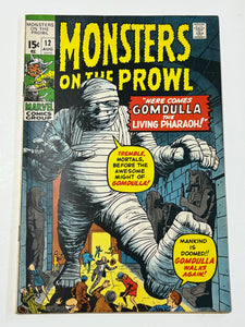 Monsters on the Prowl 12 - Aug 1971