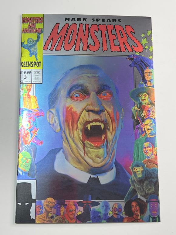 Mark Spears Monsters 3 cover F Holofoil Flip Cover NM - Limited to 2025