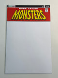 Mark Spears Monsters 1 blank sketch cover (Cover G) - Limited to 500 copies VF/NM