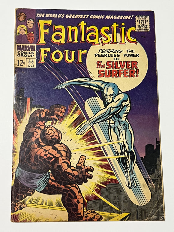 Fantastic Four 55 - Thing vs. Silver Surfer