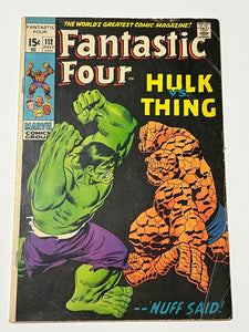 Fantastic Four 112 - Thing vs. Hulk