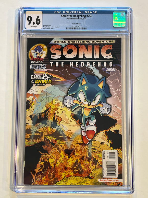 Sonic the Hedgehog (Archie) 256 variant CGC 9.6 Feb 2014