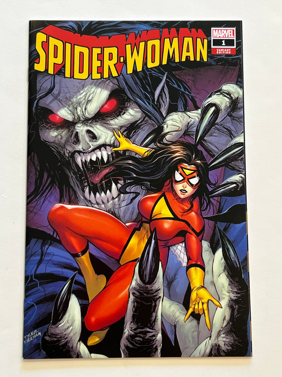 Spider-Woman (2020) 1 - Tyler Kirkham variant Trade dress