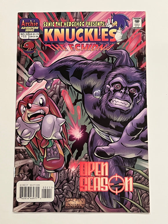 Knuckles the Echidna 32 - Archie Comics