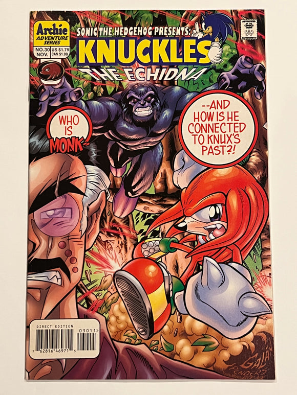 Knuckles the Echidna 30 - Archie Comics