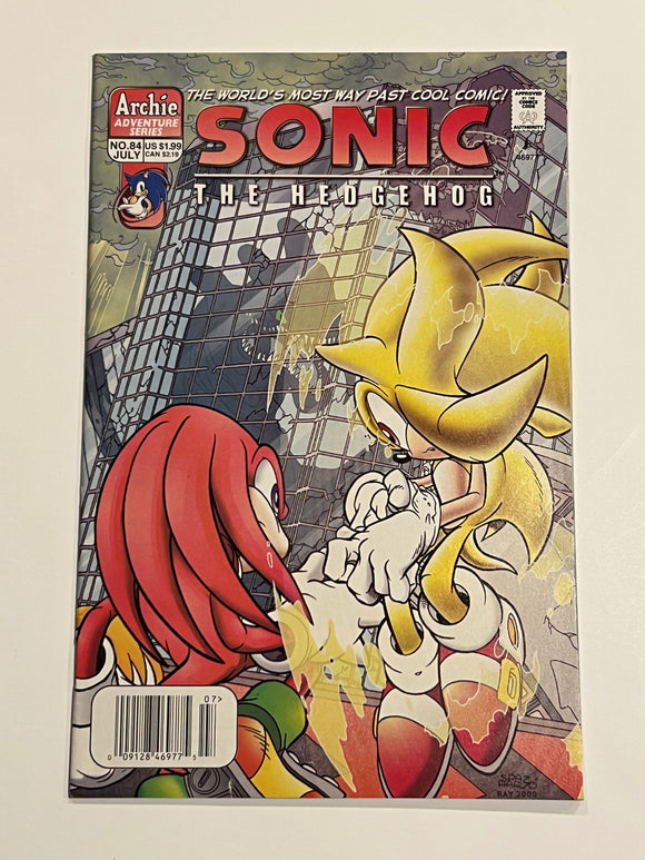 Sonic the Hedgehog 84 Newsstand - Archie Comics - Low Print Run
