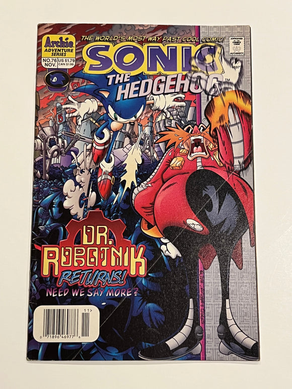 Sonic the Hedgehog 76 Newsstand - Archie Comics