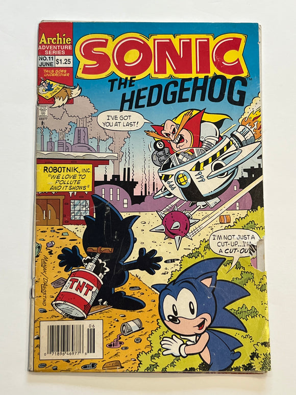 Sonic the Hedgehog 11 - Archie Comics - 1st Anti-Sonic Newsstand