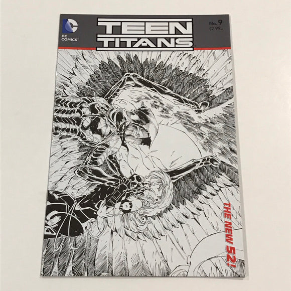Teen Titans (New 52) 9 1:25 wraparound inked variant - DC Comics - Joels Comics