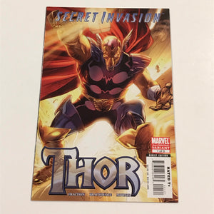 Secret Invasion Thor 1 2nd print variant - Marvel Comics - Joels Comics