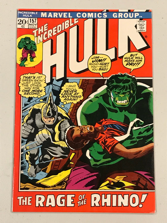 Incredible Hulk 157 - Rhino