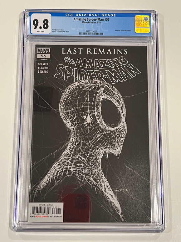 Amazing Spider-Man 55 CGC 9.8 1st print - Gleason Web-Head cover
