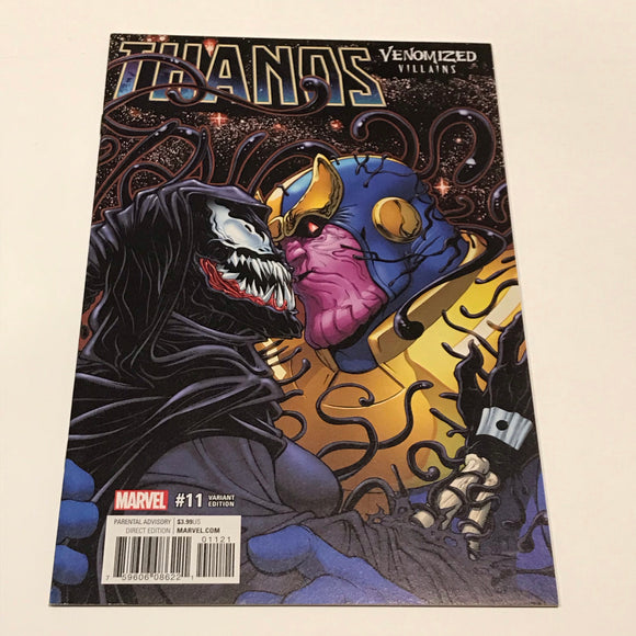 Thanos 11 Venomized Villains variant NM Marvel Comics - Joels Comics