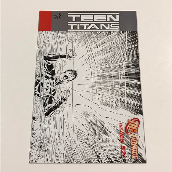 Teen Titans (New 52) 5 1:25 wraparound inked variant - DC Comics - Joels Comics