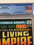 Fear 20 CGC 8.0 - Morbius (1st comic solo) - Marvel Comics