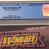 New Avengers (2015) 9 CGC 9.8 - 1st American Kaiju cover appearance - Marvel Comics